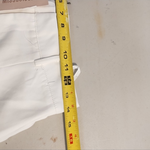 Missguided Tall White Crepe Wide Leg Trousers, White Women's pants - Picture 7 of 8